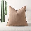 Axyaa Chenille Pillowcase Cojines Herringbone Throw Pillow Cover 50x50