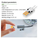 Axyaa Mini G4 LED Bulbs 1.2W 12V - Energy Efficient Replacement for 10W Halogen Bulb