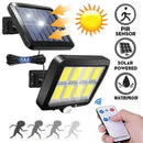 Axyaa Solar Split Wall Lamp: 3 Mode Waterproof Motion Sensor Light