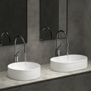 Axyaa Modern Ceramic Large Sink - Bathroom Vanity Basin for Balcony Bathroom.