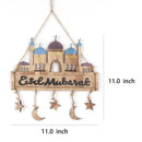 Wooden Craft Hanging Ornament for Eid al-Adha Home Decor by Axyaa