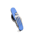 Axyaa 4-in-1 Stainless Steel Pocket Utensil Set for Outdoor Camping
