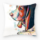 Axyaa Dog Yorkie Pug Cute Pillowcase Sofa Bedroom Decoration