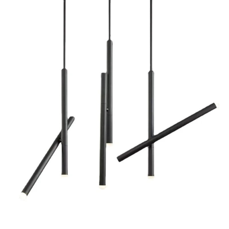 Axyaa LED Pendant Lights: Modern Rotatable Minimalist Aluminium Drop Lamp