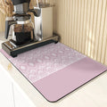 Axyaa Stripe Print Kitchen Drying Mat - Stylish & Absorbent Bar Decoration and Mouse Pad