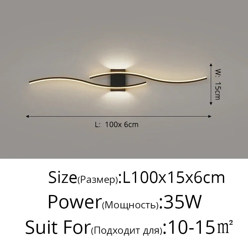 Axyaa Nordic LED Wall Lamp: Modern Home Lighting Fixture for Living Room, Bedroom, Kitchen