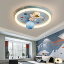 Axyaa Astronaut LED Ceiling Light for Modern Kids Room, Nordic Design, Home Decor Lighting
