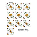 Retro Vinyl Tile Backsplash Panel by Axyaa - Peel and Stick Kitchen Bathroom Décor