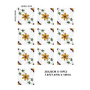 Retro Vinyl Tile Backsplash Panel by Axyaa - Peel and Stick Kitchen Bathroom Décor