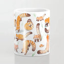 Axyaa Red Panda Lover 11oz Ceramic Coffee Mug - Cute & Cozy Gift for Friends