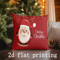 Axyaa Santa Claus Christmas Pattern Cushion Covers - Sofa, Bedroom, Car Pillow Cover