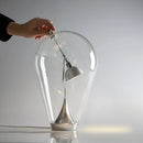 Axyaa Gravitational Chrome LED Table Lamp - Italian Vintage Design