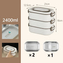 Axyaa Stainless Steel Lunch Box Set with Heat Retention for Office & Students