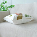 Axyaa Embroidered Flowers Cotton Pillowcase - Home Decor Pillow Cover