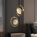 Axyaa Crystal Chandelier Stair Pendant Lamp Living Room Lighting