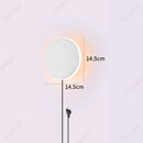 Axyaa LED Touch Dimming Wall Light with USB Charging Port for Bedroom and Living Room
