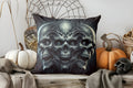 Axyaa Halloween Witch Coffee Pillow Cover for Cozy Home Decor