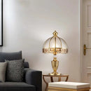 Axyaa Classic Copper LED Desk Lamp for Home Decor and Lighting