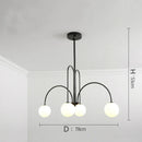 Axyaa Copper Magic Bean Pendant Light: Modern Designer Chandelier for Various Spaces
