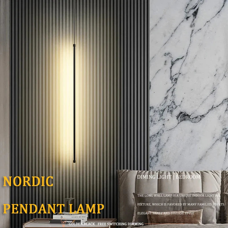 Axyaa Black Aluminum Pendant Lights for Modern Decor