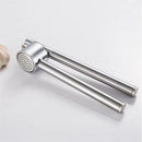 Axya Stainless Steel Garlic Press Masher Kitchen Tool