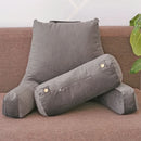 Axyaa Waist Reading Pillow with Armrest - Removable Long Backrest for Maximum Comfort
