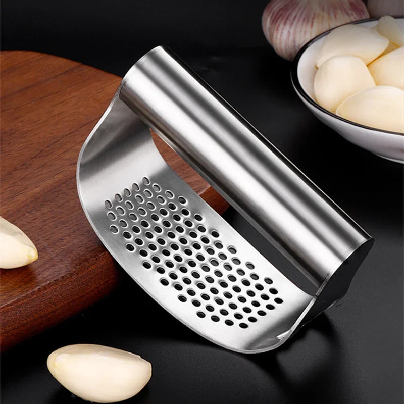 Axyaa Stainless Steel Garlic Press & Ginger Grinder Kitchen Utensils