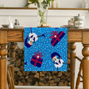 Snowman Tree Table Runner Kitchen Dining Decor by Axyaa