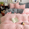 Axyaa Double Winter Milk Fleece 4-Piece Bedding Set, Flannel Double Series