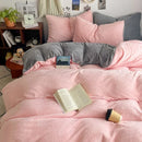 Axyaa Double Winter Milk Fleece 4-Piece Bedding Set, Flannel Double Series