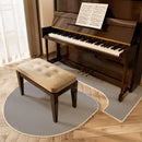 Axyaa Piano Insulation Mat Set Solid Color Irregular Creative Rug Easy Care Rugs