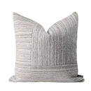 Axyaa Texture Stripe Stitch Square Pillow Seat Cushion Beige Living Room Sofa Decor