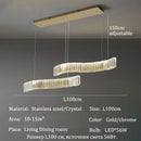 Axyaa Luxury Crystal Chandeliers | LED Pendant Lights for Dining & Restaurant