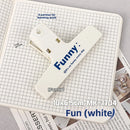 Axyaa Magnetic Paper Clip Holder Retro Color for Office School Fridge Documents