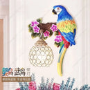 Axyaa Parrot Wall Lamp E27 Bird-shaped Light Decorative Wall Ornament