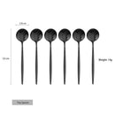 Axyaa Mini Stainless Steel Tea Spoon Set for Coffee, Tea, and Sauces
