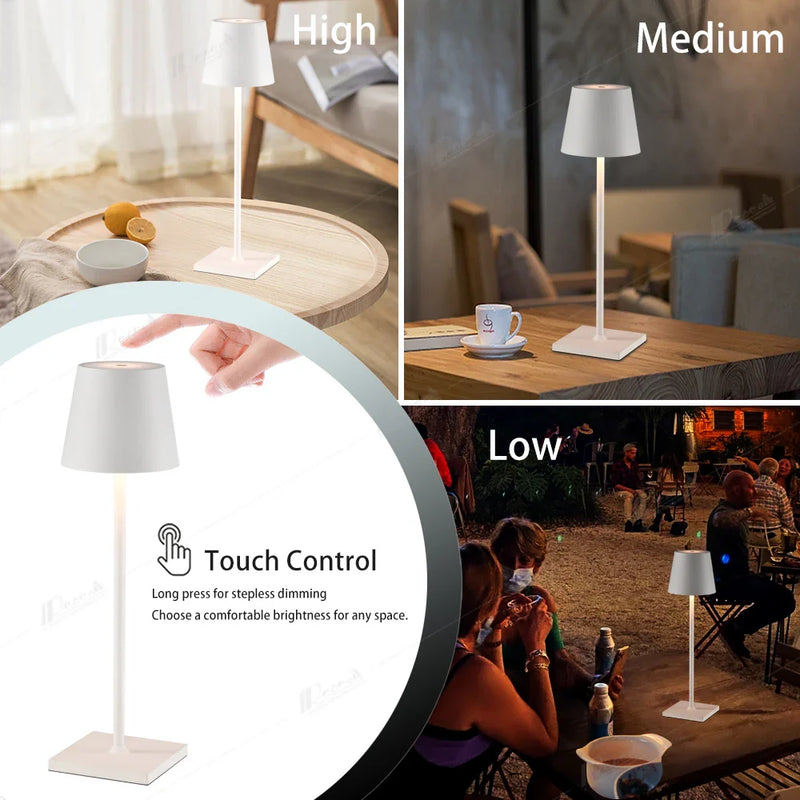 Axya 5200mAh USB Aluminum Desk Lamp LED Table Light