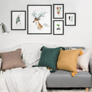 Axyaa Linen Tassel Pillow Cover 45*45cm - High-end Office Sofa Car Decor