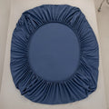 Axyaa Cotton Fitted Bed Sheet - Non-Slip Mattress Cover for Single Double King Queen Bed