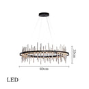 Axyaa Stainless Steel Pendant Chandelier for Home Decor & Indoor Lighting
