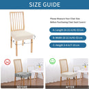 Axyaa Waterproof Stretch Jacquard Dining Chair Cover Set