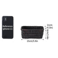 Axyaa Woven Sundries Storage Basket Closet Drawer Desktop Organizer