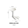 Axyaa Ceramic Four-petal Dip Dish - Creative Tableware for Hotel, Restaurant, Club