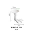 Axyaa Ceramic Four-petal Dip Dish - Creative Tableware for Hotel, Restaurant, Club