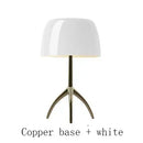 Axyaa Modern Italian Designer Tripod Desk Lamp Stainless Steel LED Home Decor
