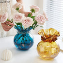 Axyaa Glass Vase Lucky Bag: Artistic Hydroponic Flower Arrangement & Ornament