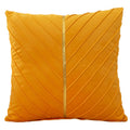 Axyaa Flannel & Dutch Velvet Pillow Cover Set - 45x45 Home Decor