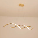 Axyaa Modern LED Chandelier, Chrome/Gold Plated, 1100mm Length, AC110-260V