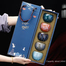 Axyaa Five Elements Kung Fu Tea Cup Set Pottery Coffee Mug Tableware Lucky