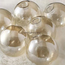 Axyaa Modern Chrome Plated Chandelier Rose Gold LED Suspension Lamp